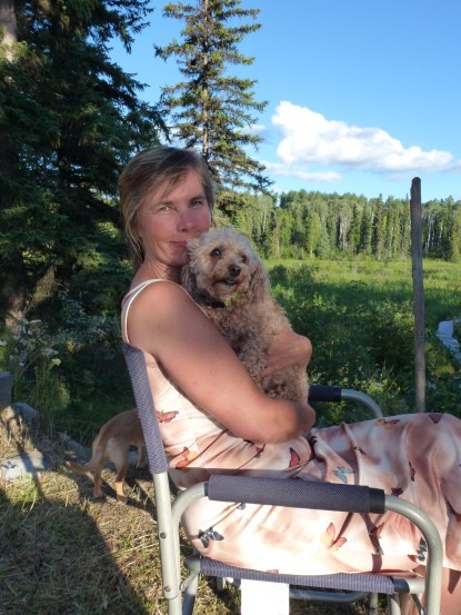 Some Toffee loving at the WSR firepit!